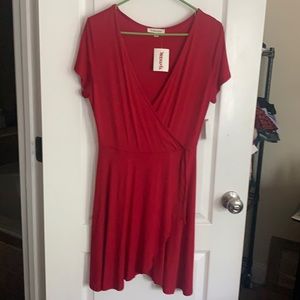 Brand new Red Cotton Dress